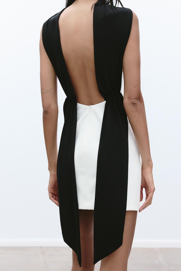 Zaira | Vestido Corto Combinado