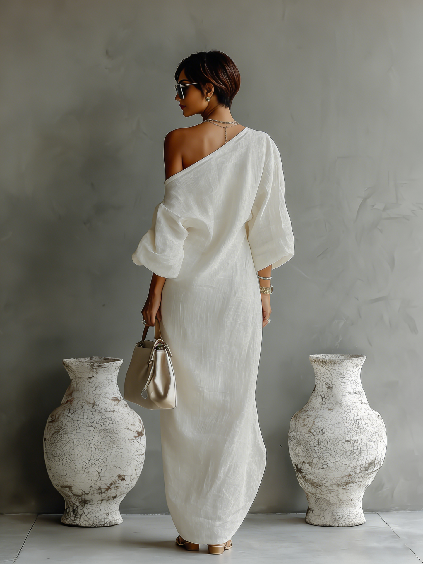 Vestido Elegante y Vaporoso