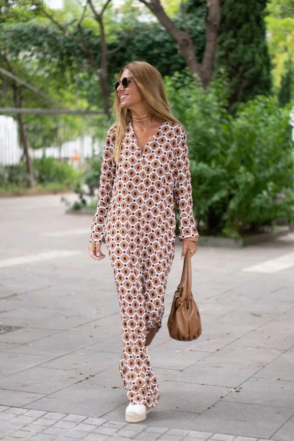 Bellevo | Vestido Elegante Con Estampado