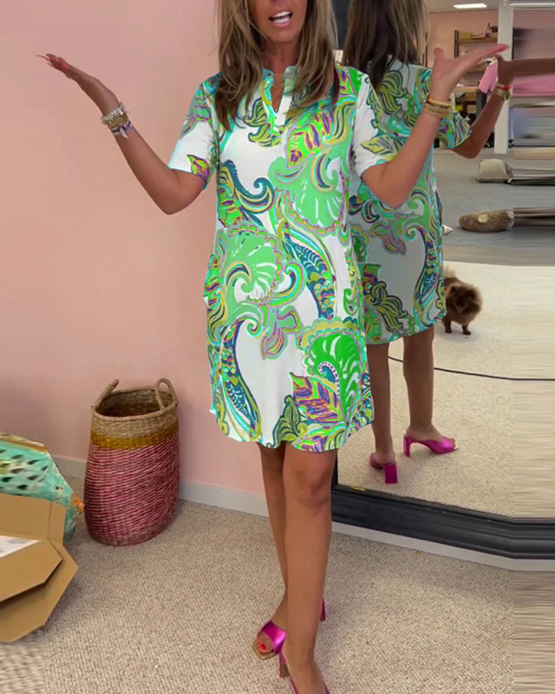Nadia | Vestido Midi Estampado