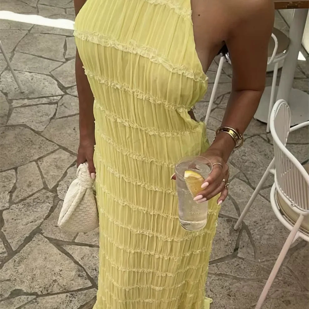 Alboréa | Vestido Halter Etéreo