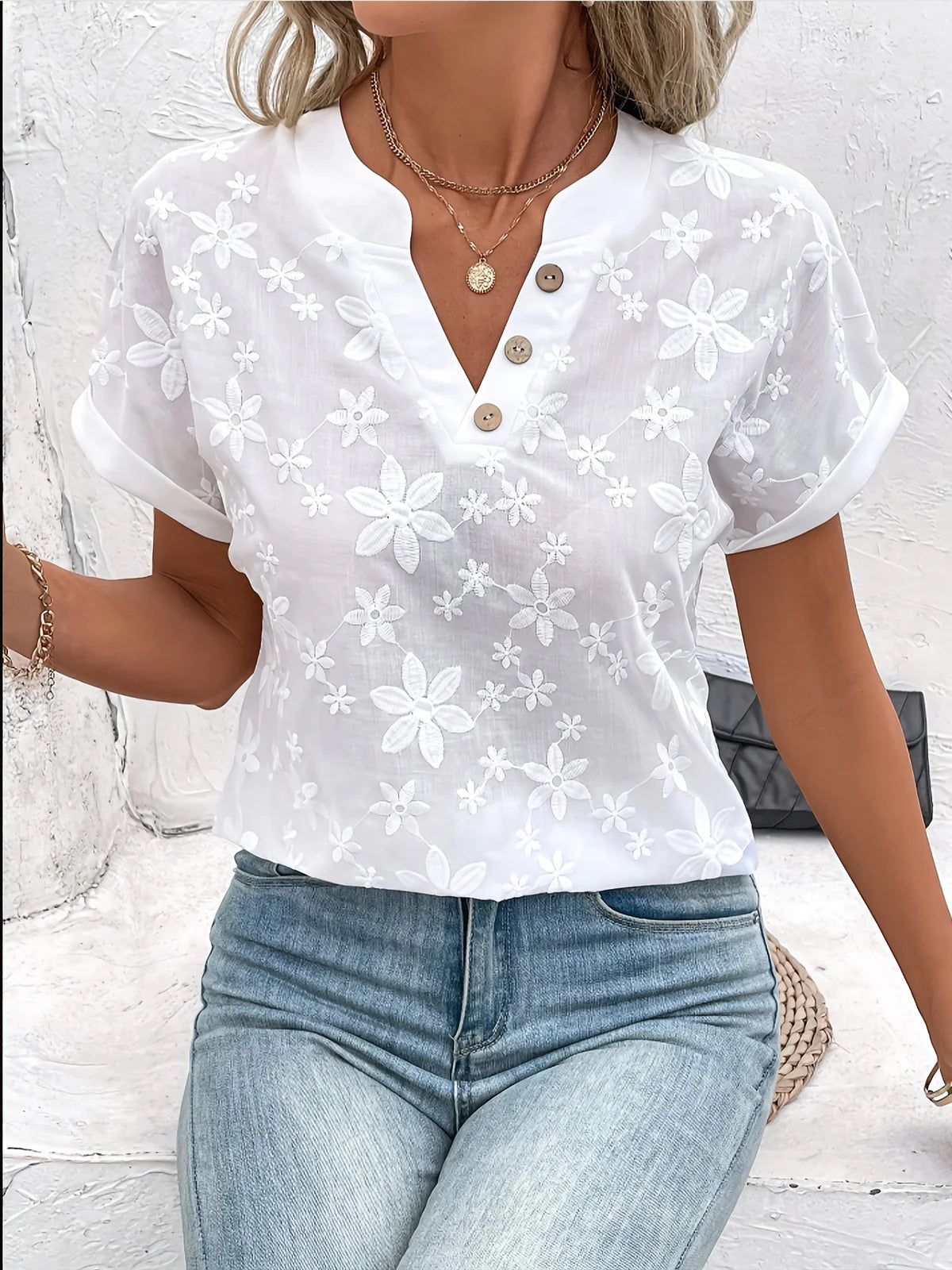 Amara | Blusa Elegante Blanca