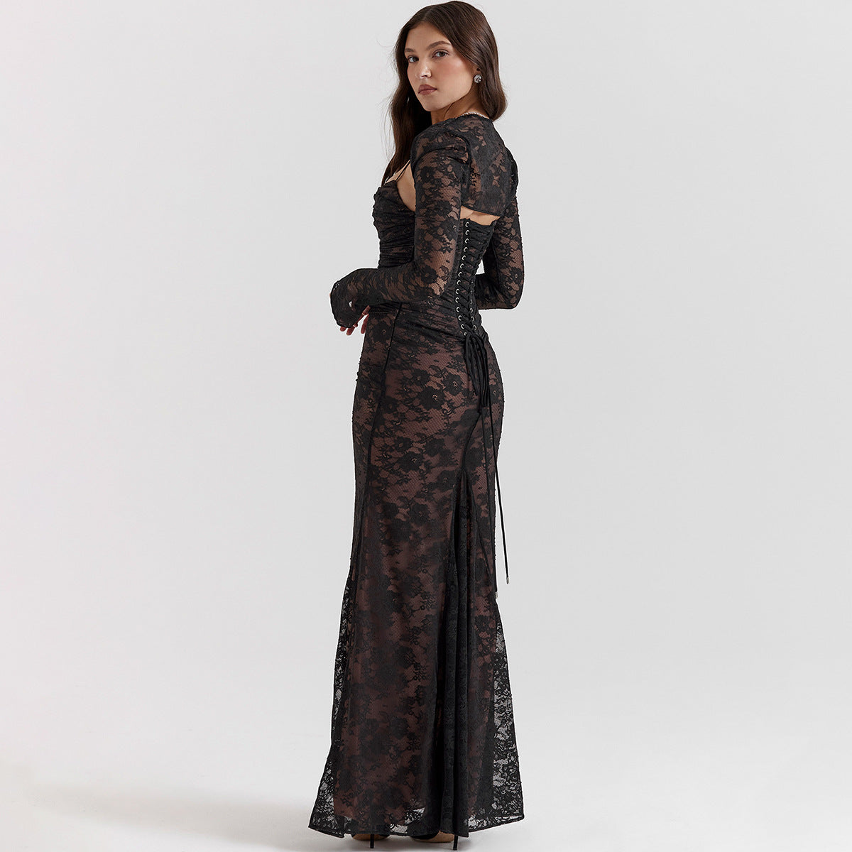 Niza | Vestido Largo De Encaje