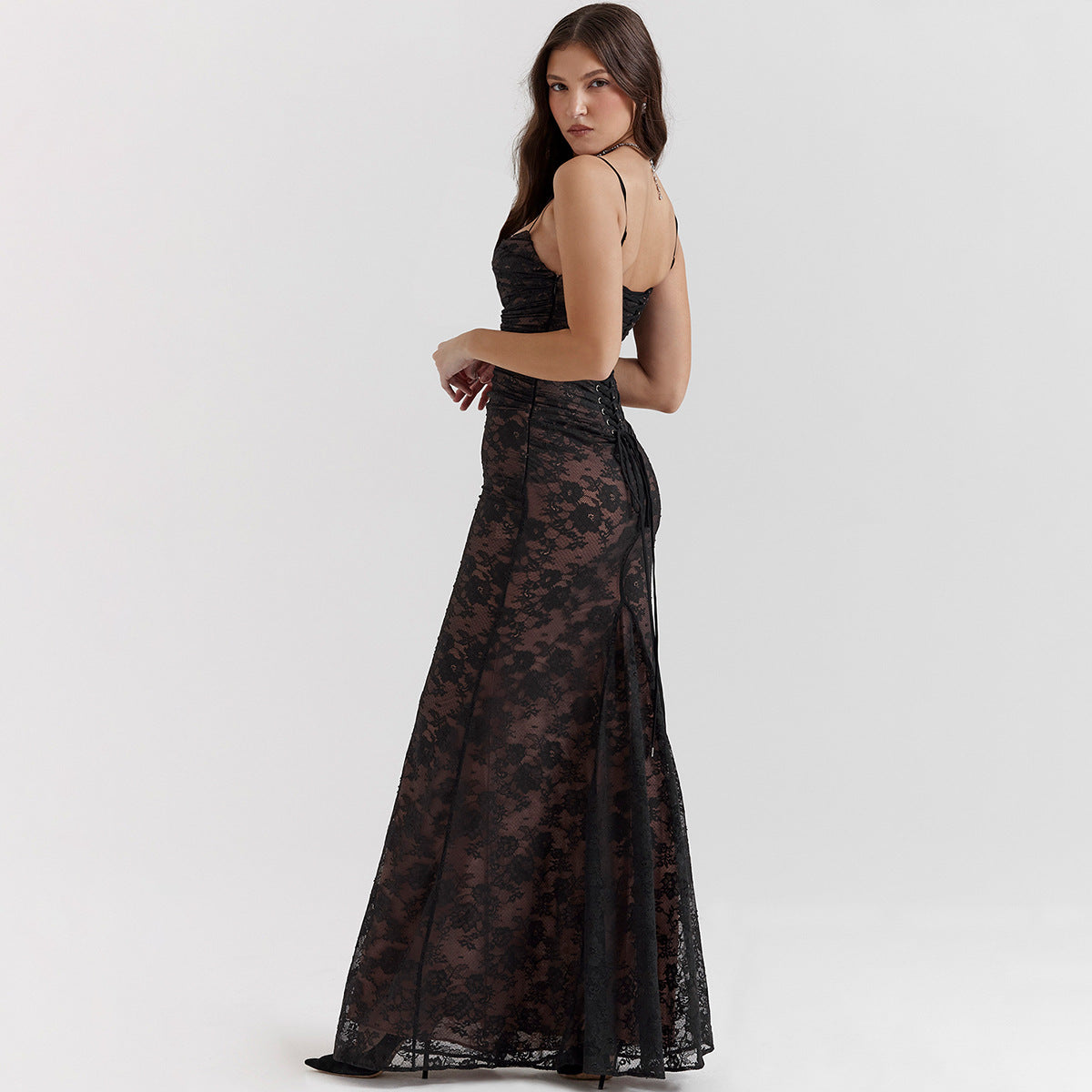 Niza | Vestido Largo De Encaje