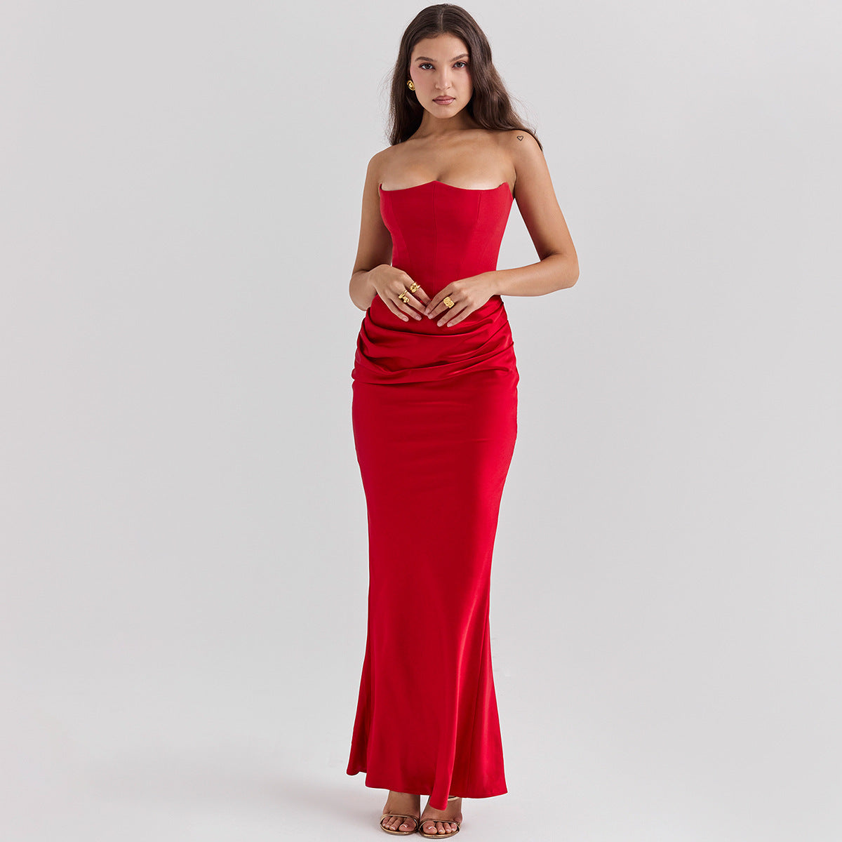 Dalia | Vestido Largo De Satén