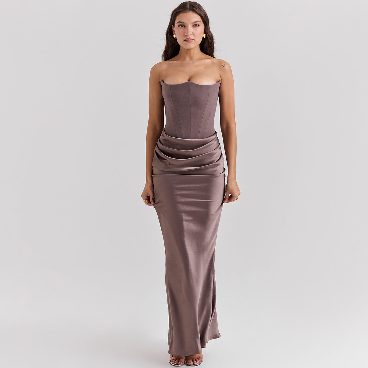 Dalia | Vestido Largo De Satén
