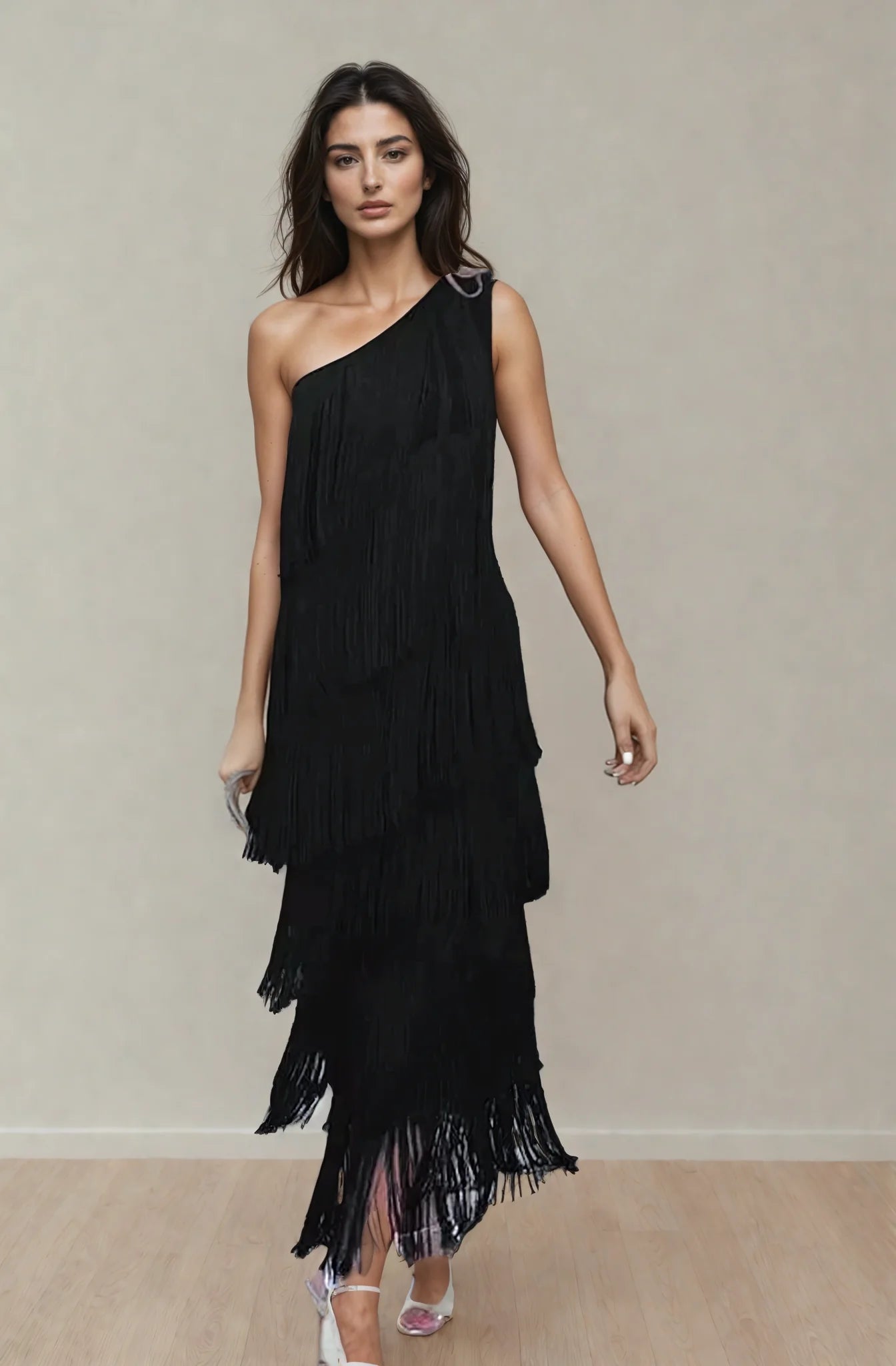 Laura | Vestido Con Flecos
