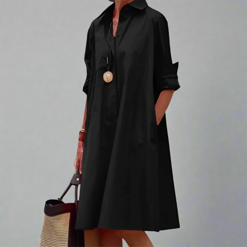 Sara | Vestido tipo polo, casual y elegante