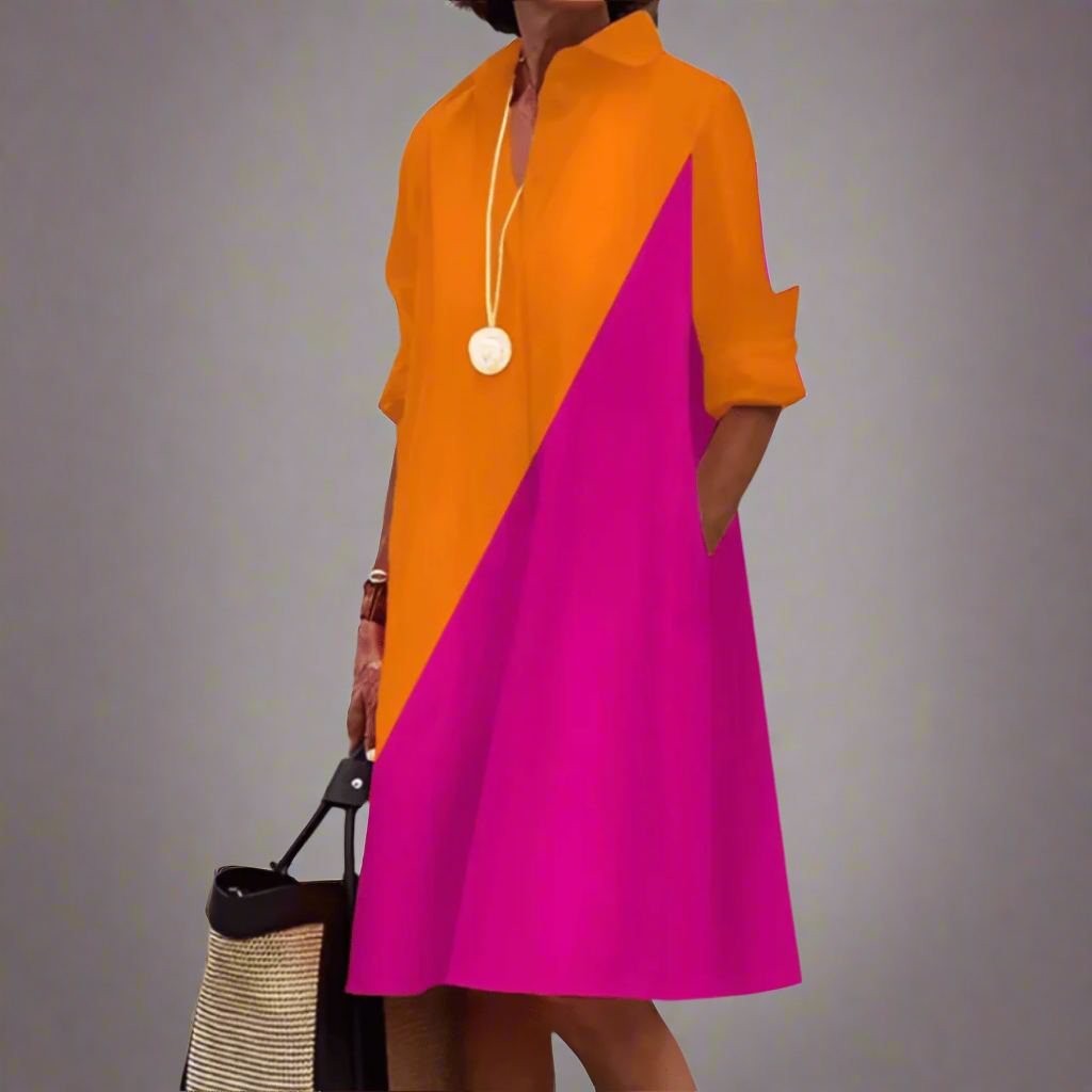 Sara | Vestido tipo polo, casual y elegante