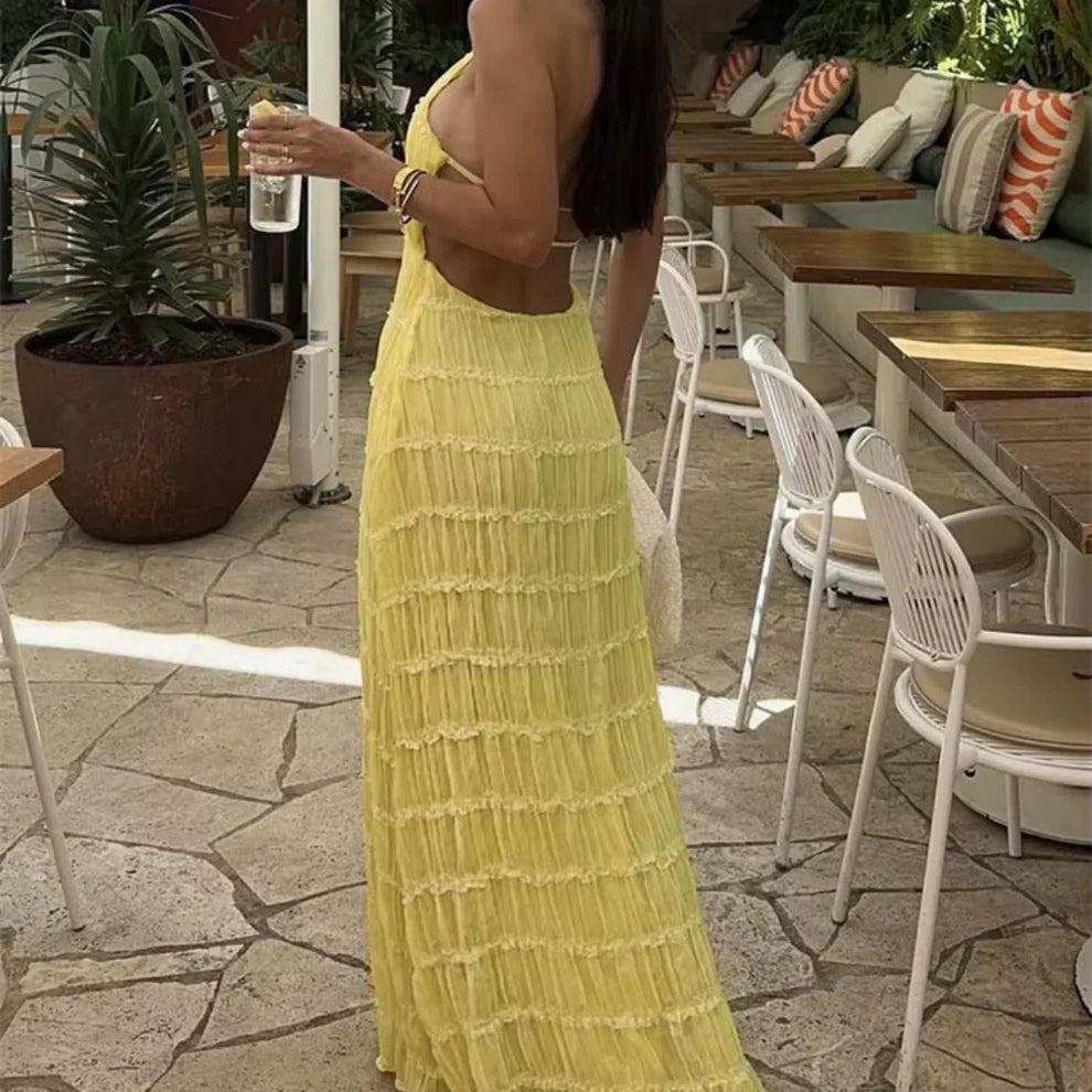 Alboréa | Vestido Halter Etéreo