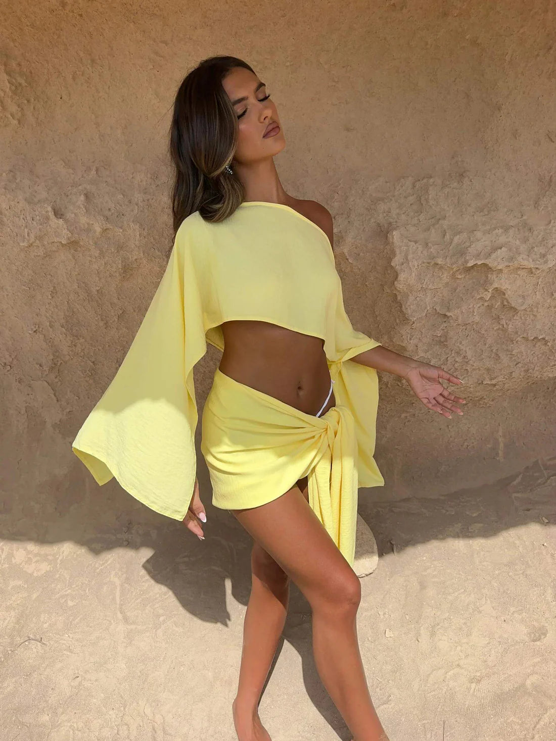 Beach | Conjunto De Top Y Pareo