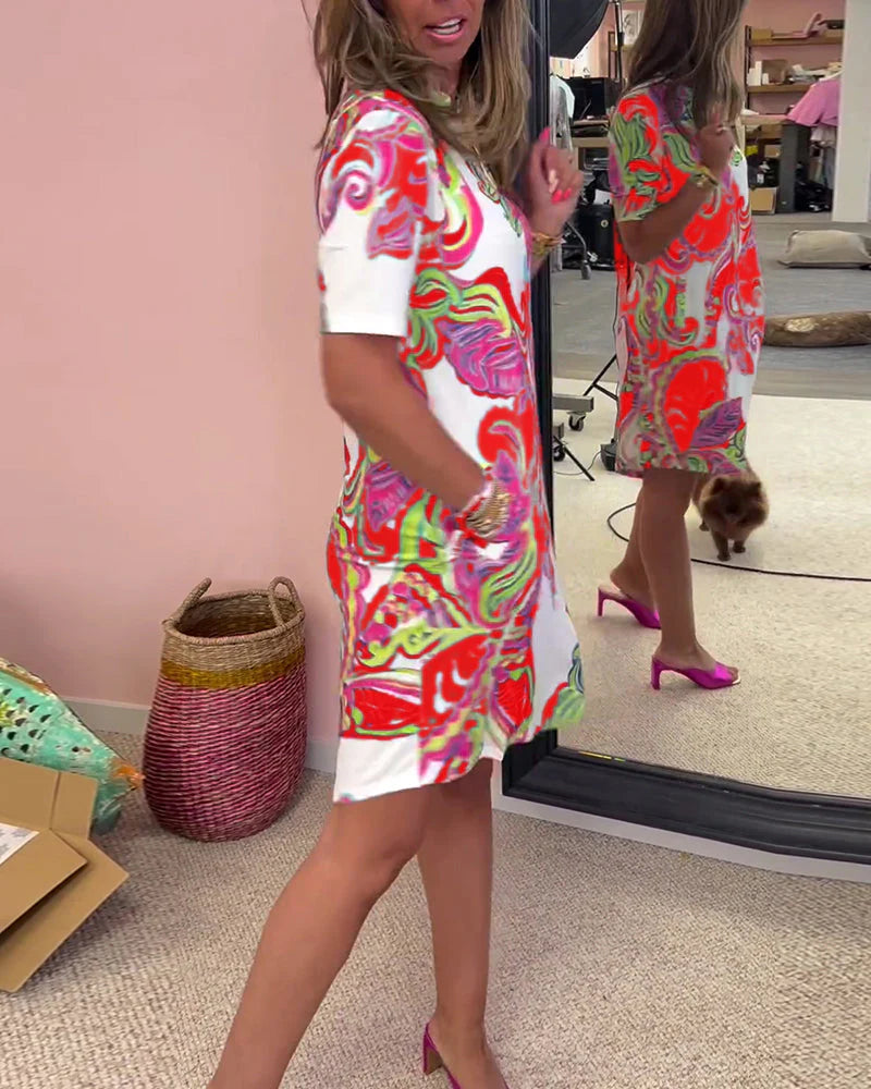 Nadia | Vestido Midi Estampado