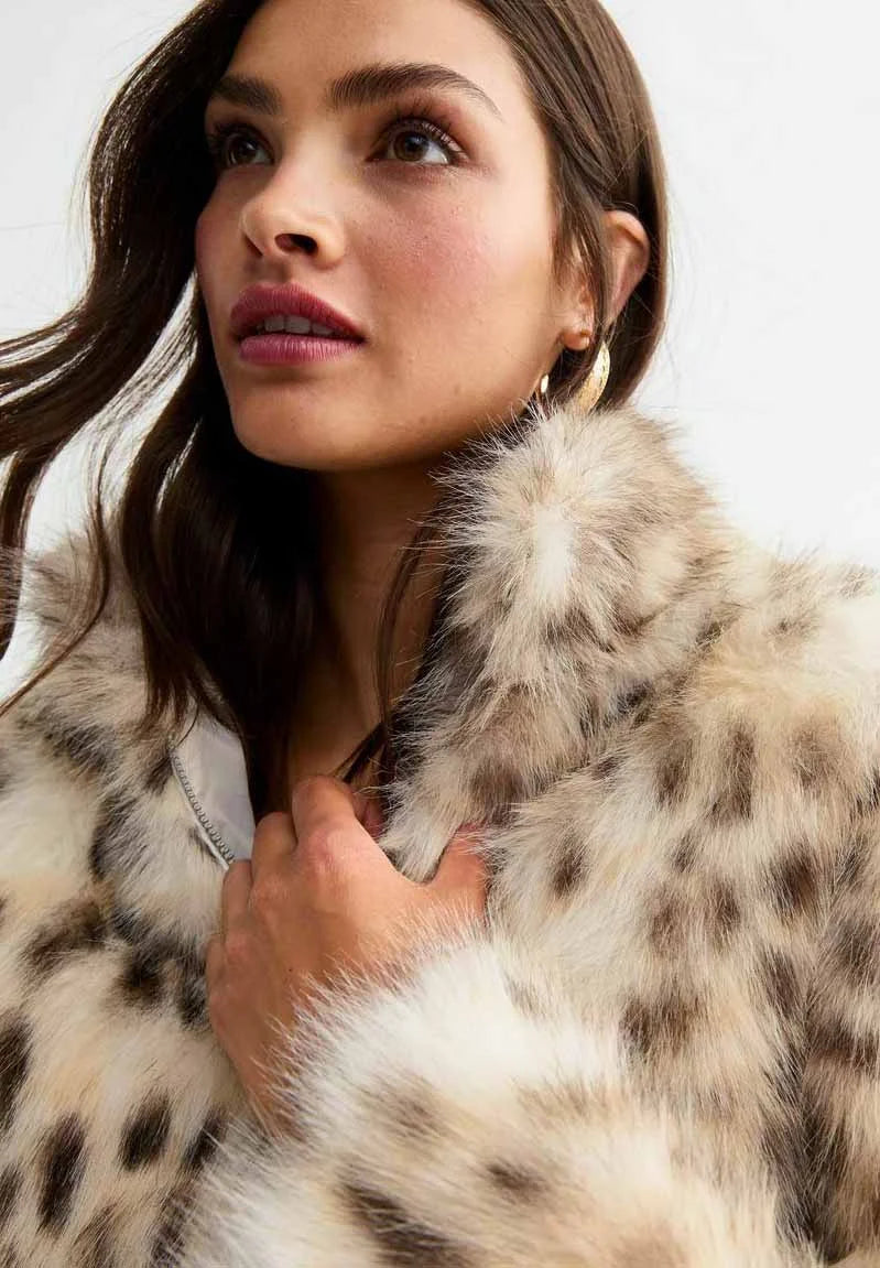 Cristina | Chaqueta Efecto Pelo