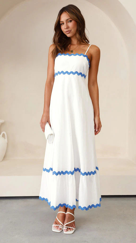 Clara | Vestido Largo De Tirantes