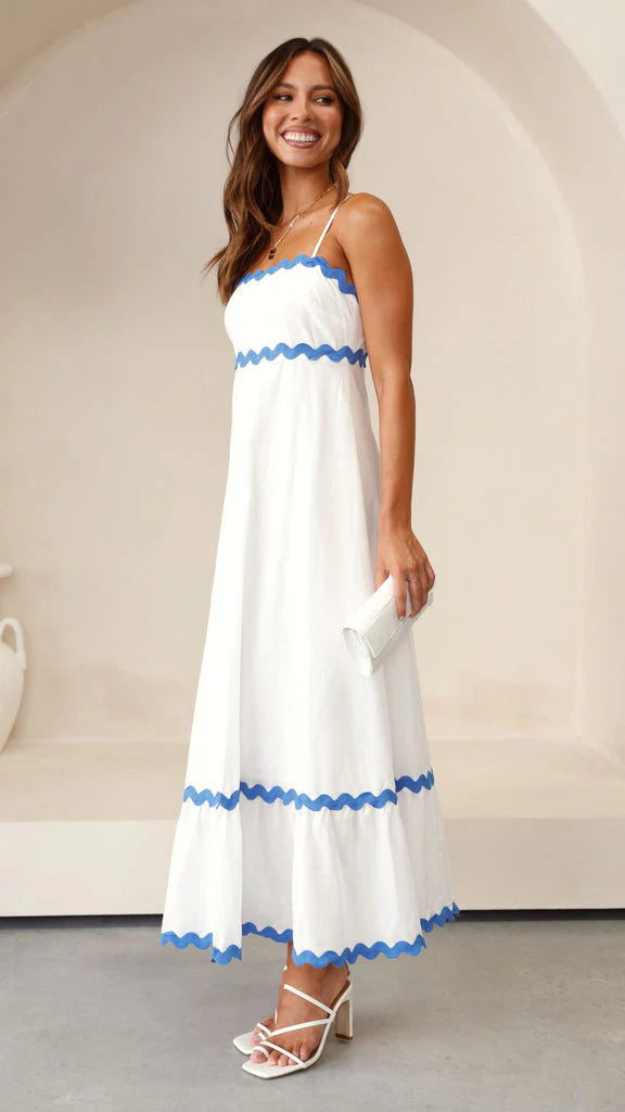 Clara | Vestido Largo De Tirantes