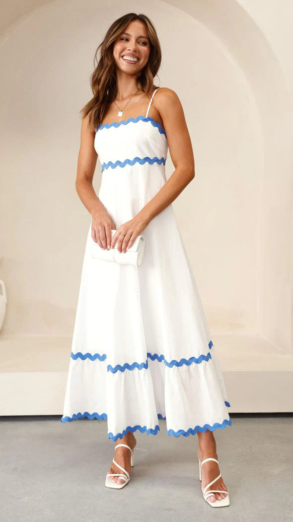 Clara | Vestido Largo De Tirantes