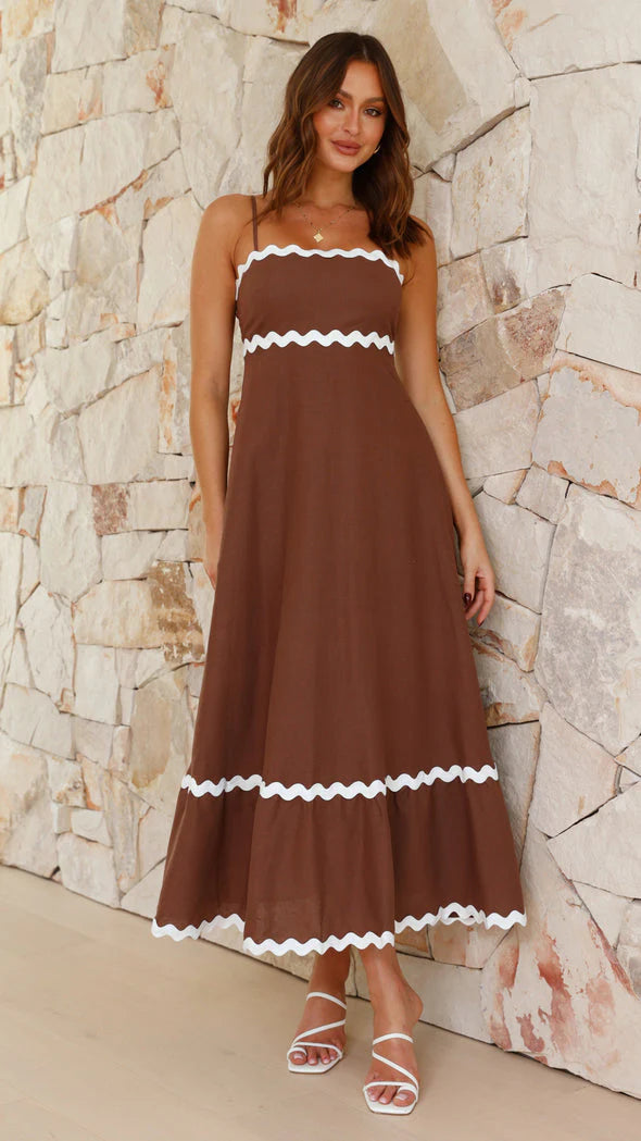 Clara | Vestido Largo De Tirantes