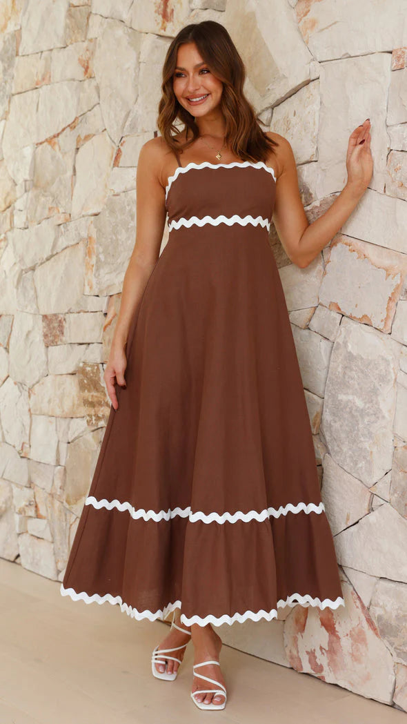 Clara | Vestido Largo De Tirantes