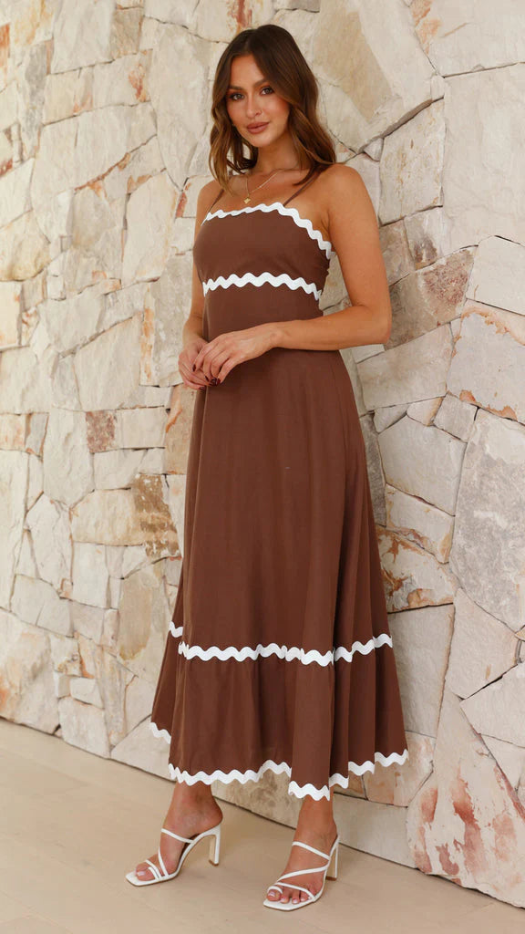 Clara | Vestido Largo De Tirantes