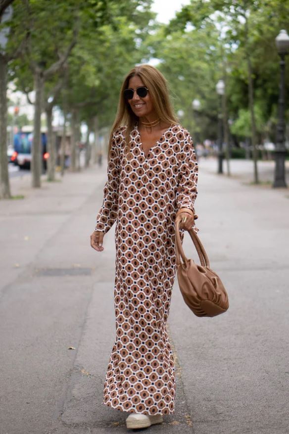 Bellevo | Vestido Elegante Con Estampado