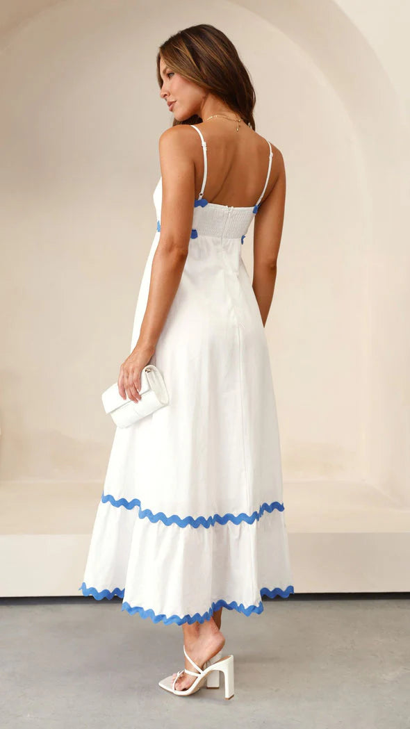 Clara | Vestido Largo De Tirantes