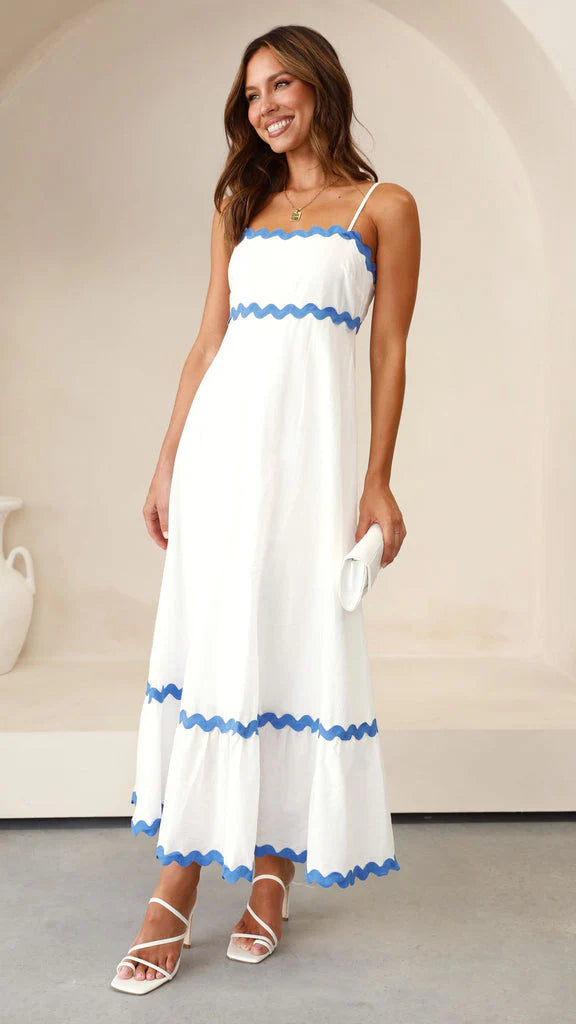 Clara | Vestido Largo De Tirantes
