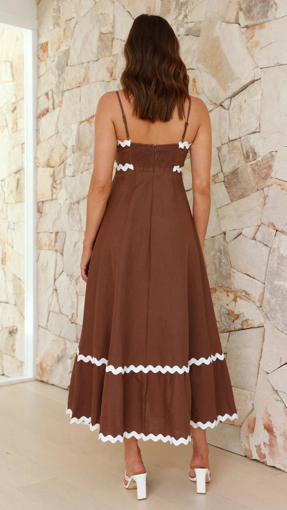 Clara | Vestido Largo De Tirantes