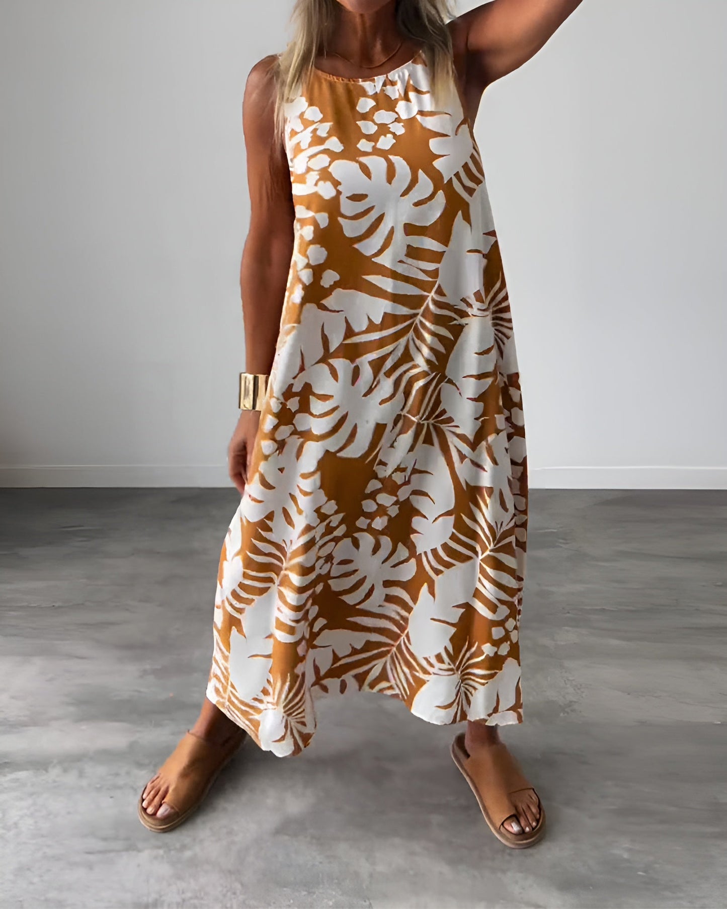 Monica| Vestido elegante sin mangas