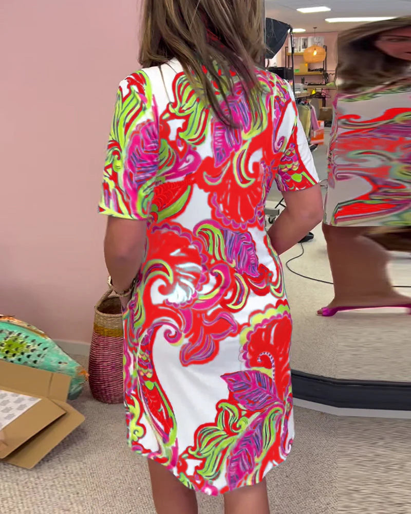 Nadia | Vestido Midi Estampado