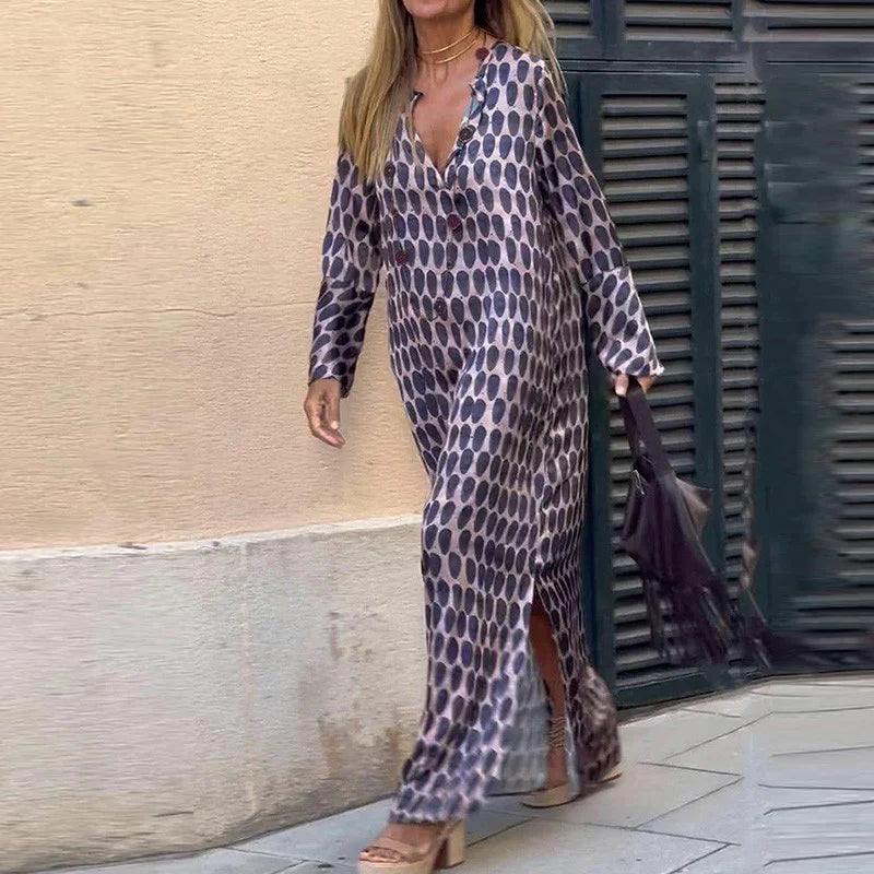 Bellevo | Vestido Elegante Con Estampado