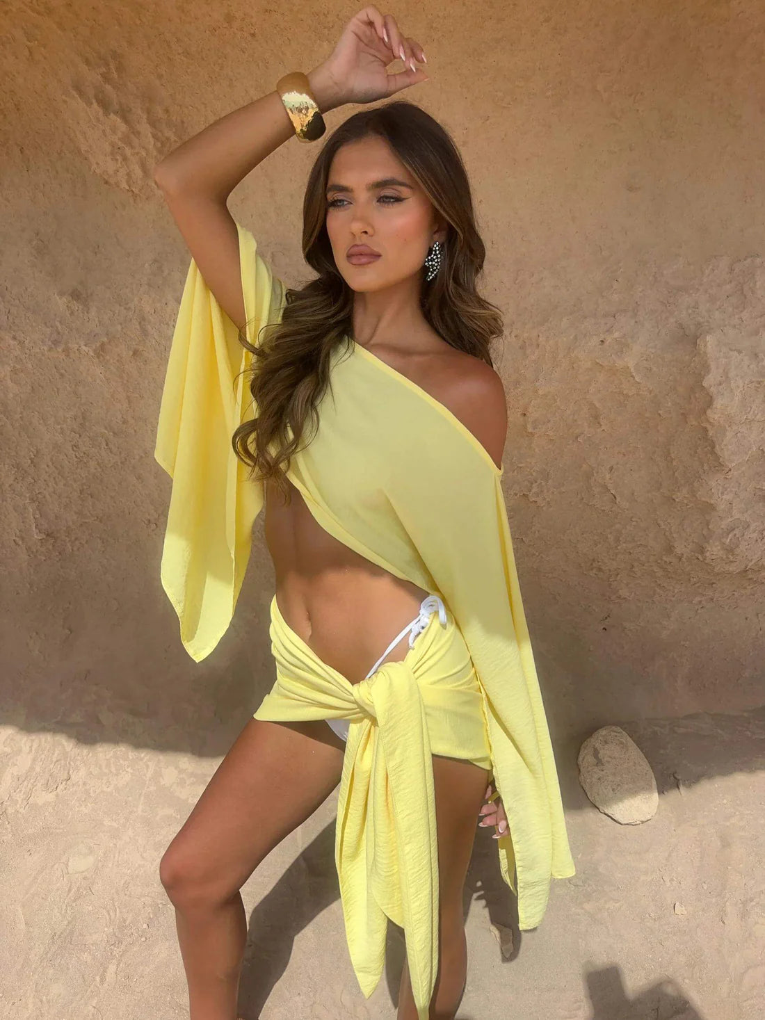 Beach | Conjunto De Top Y Pareo