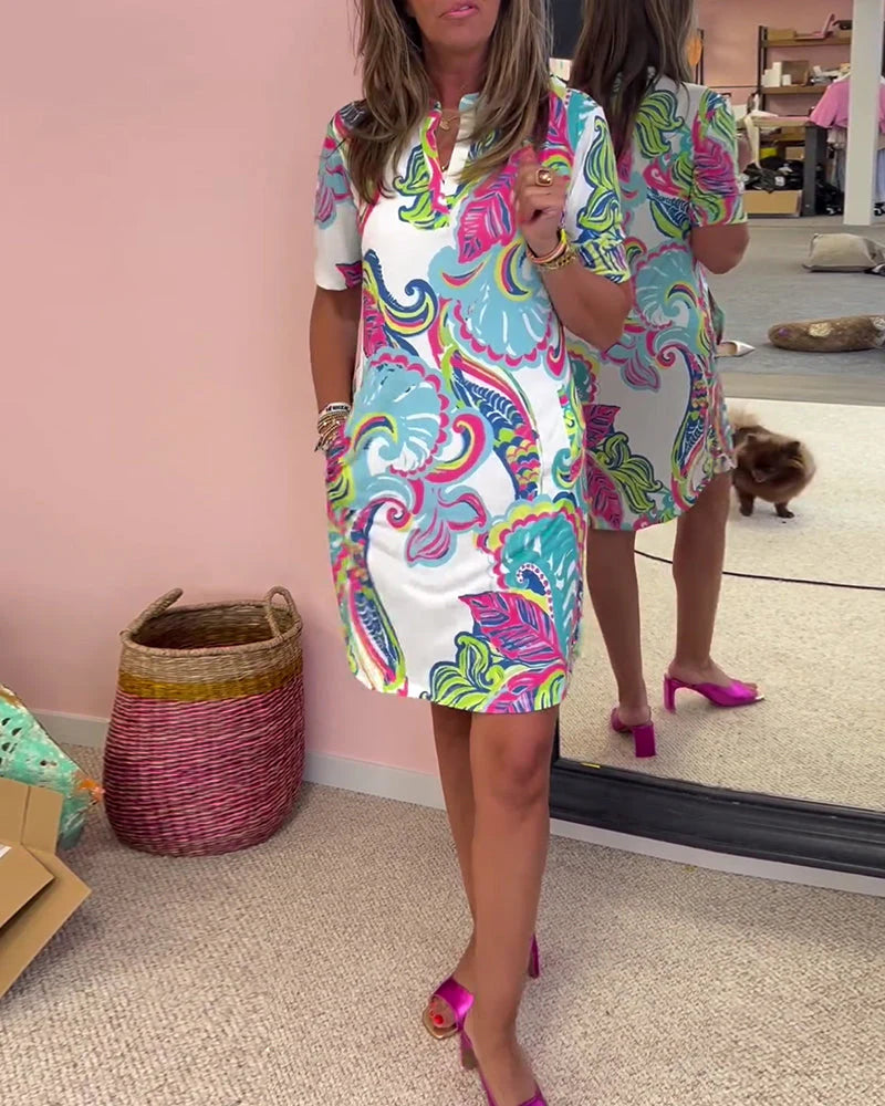 Nadia | Vestido Midi Estampado