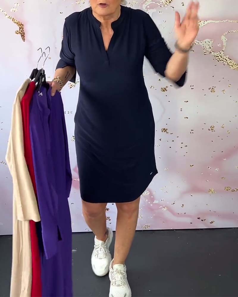 Hanne | Vestido Liso