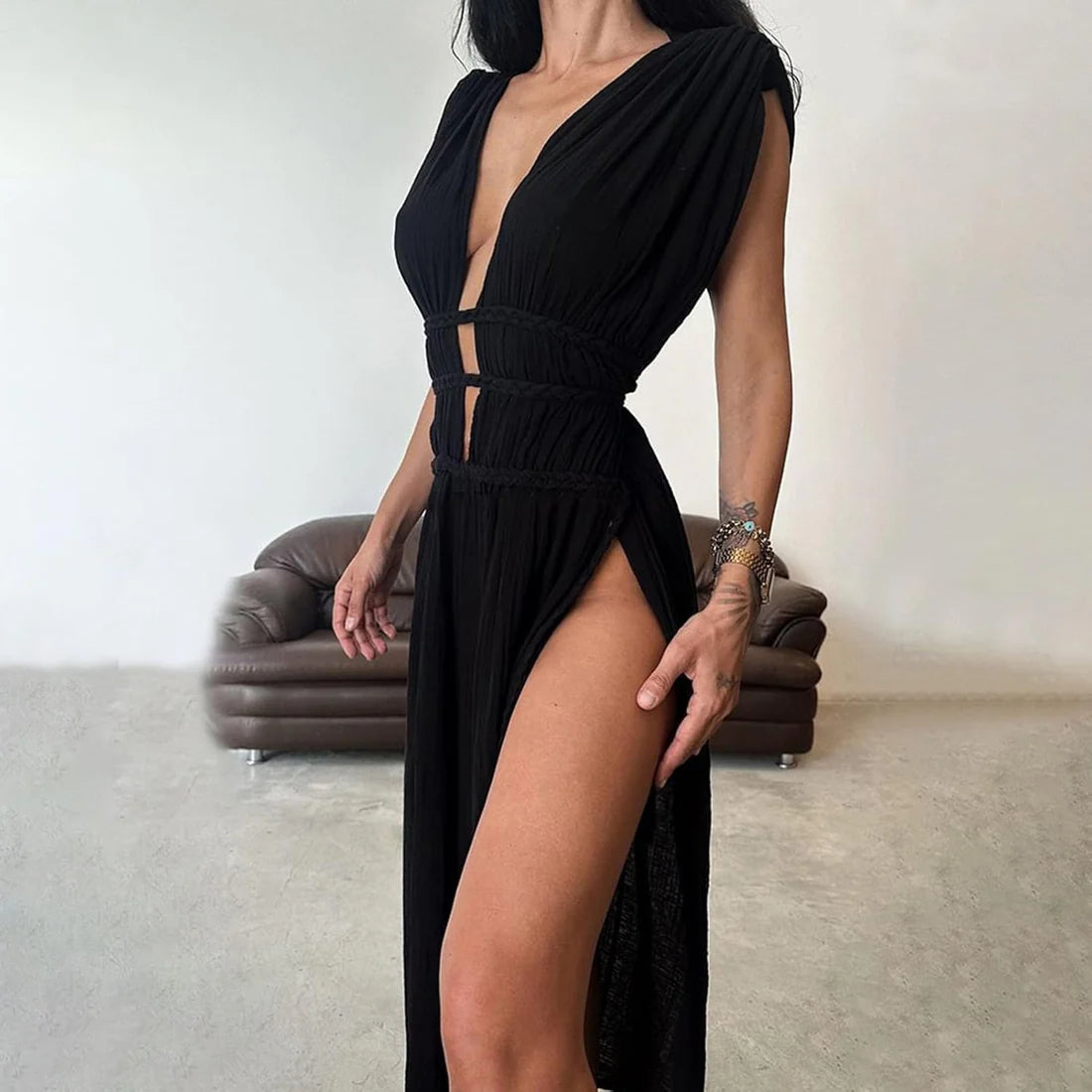 Afra | Vestido Largo Sin Mangas