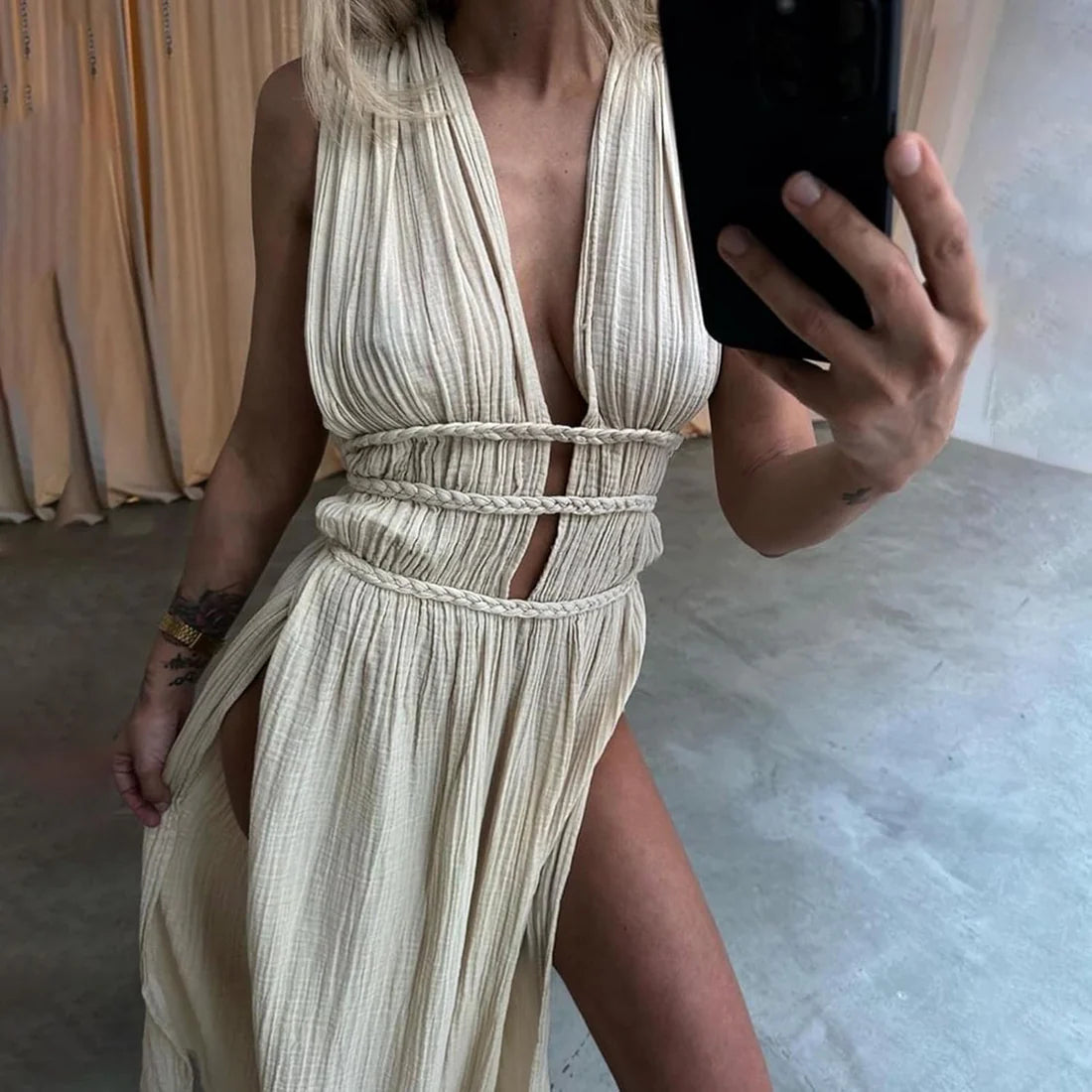 Afra | Vestido Largo Sin Mangas