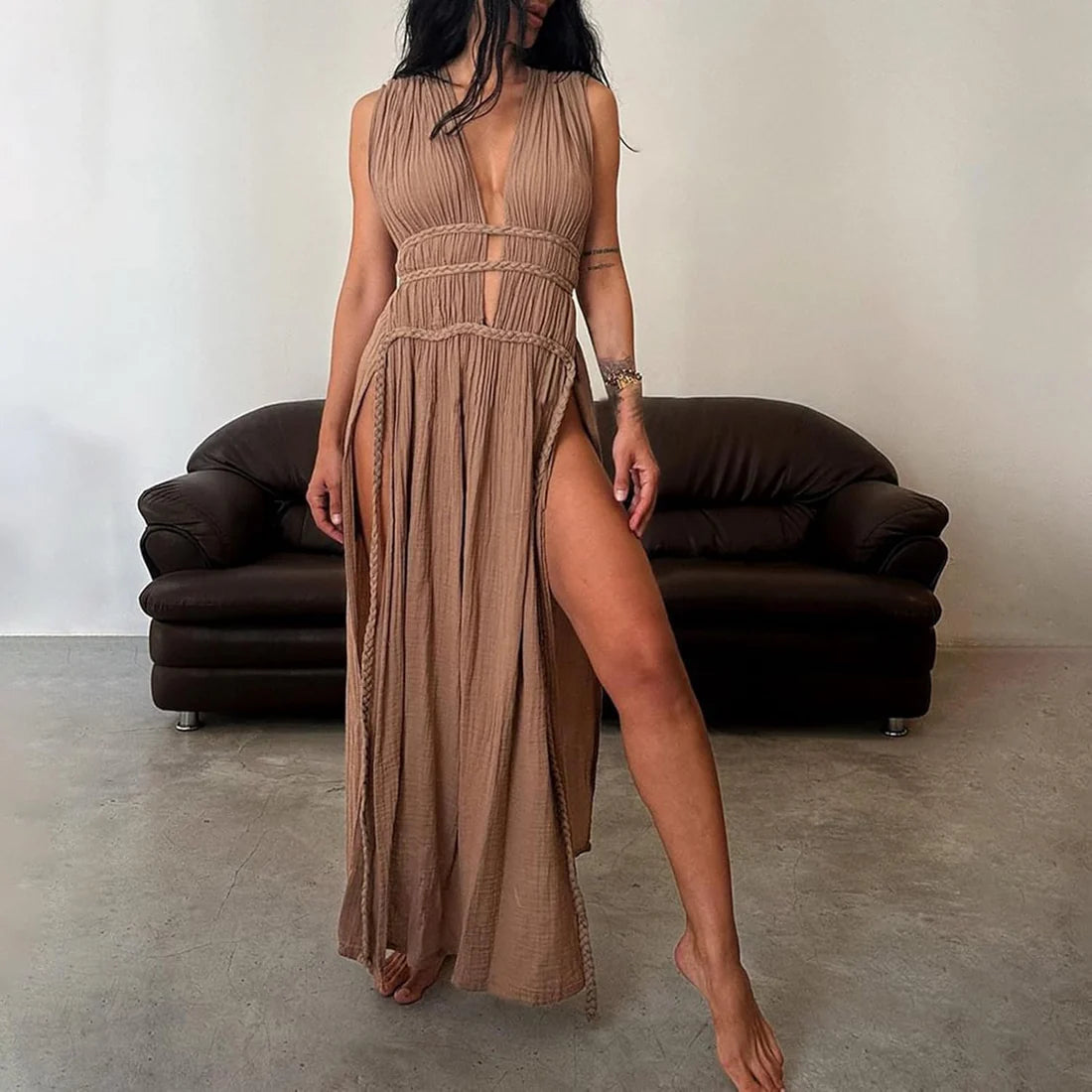 Afra | Vestido Largo Sin Mangas