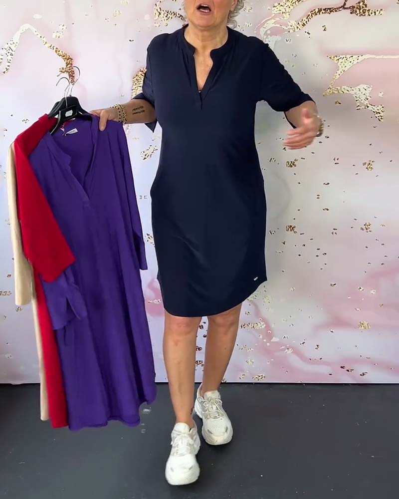 Hanne | Vestido Liso