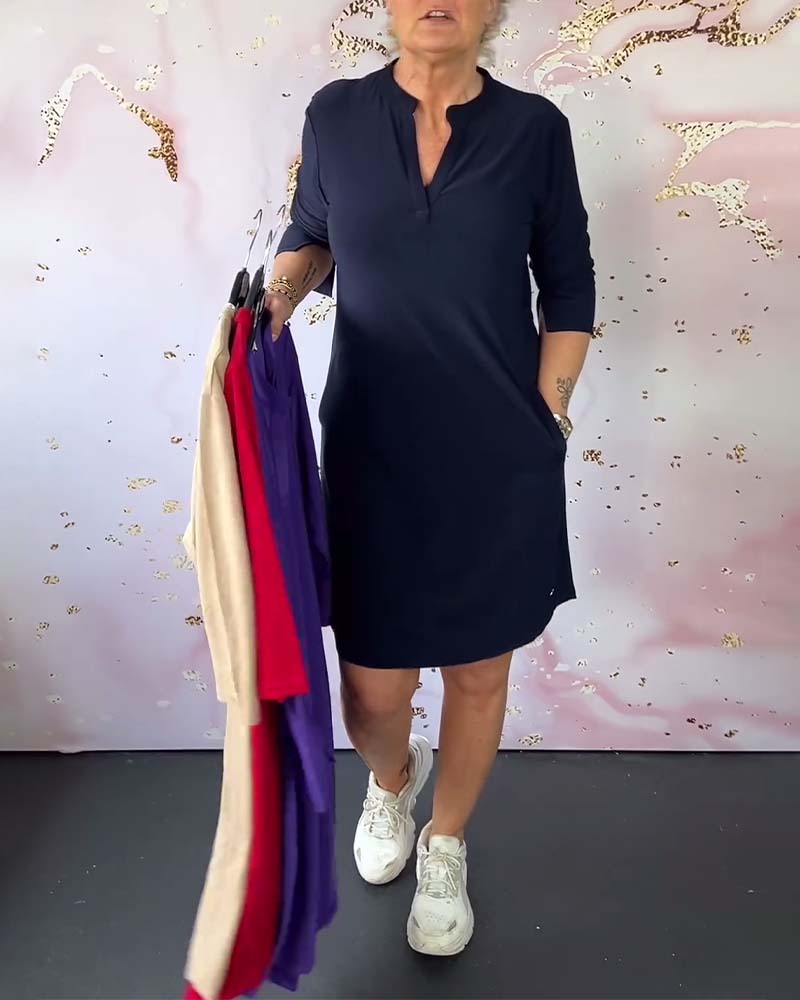Hanne | Vestido Liso