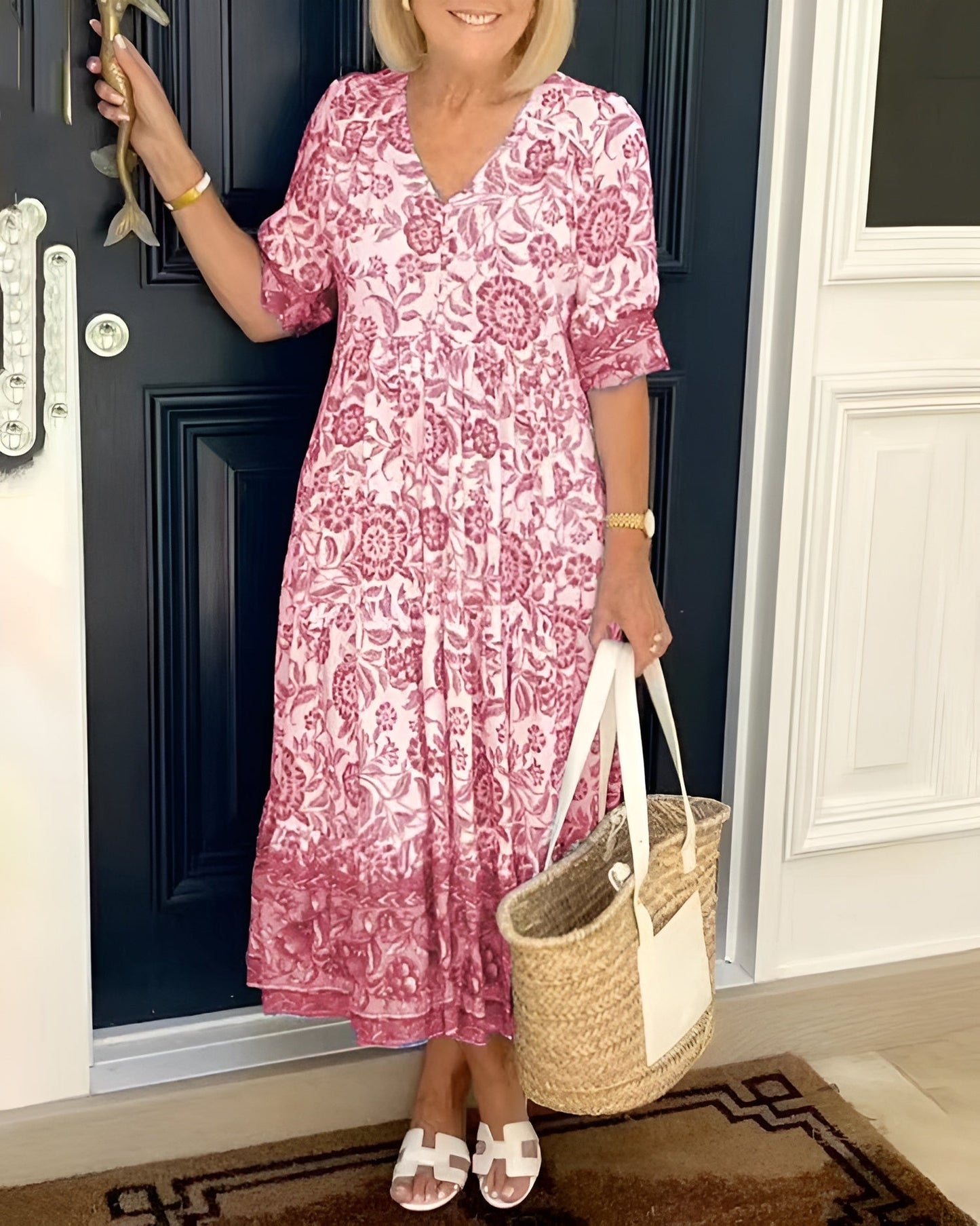 Evelyn | Vestido elegante con flores