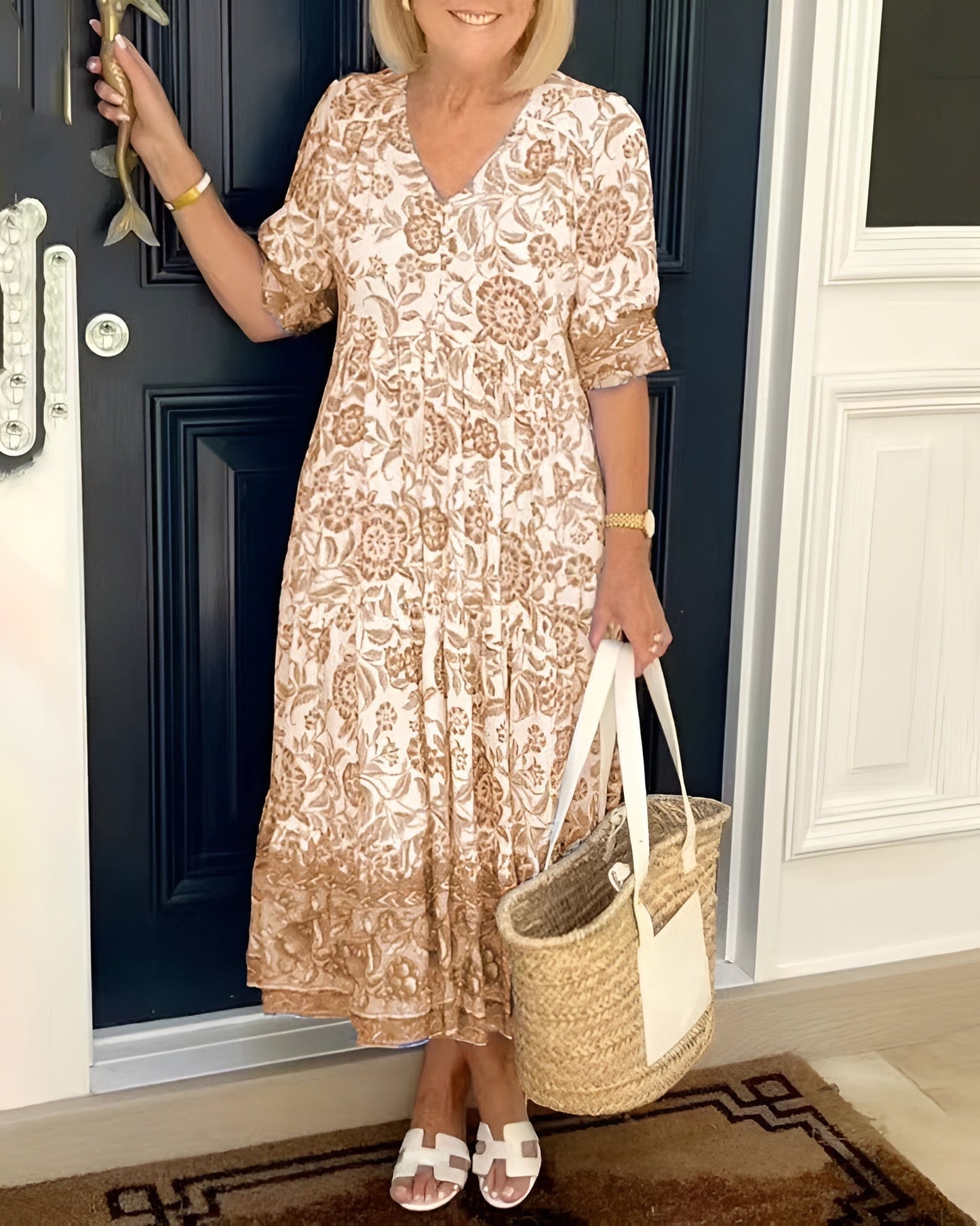 Evelyn | Vestido elegante con flores