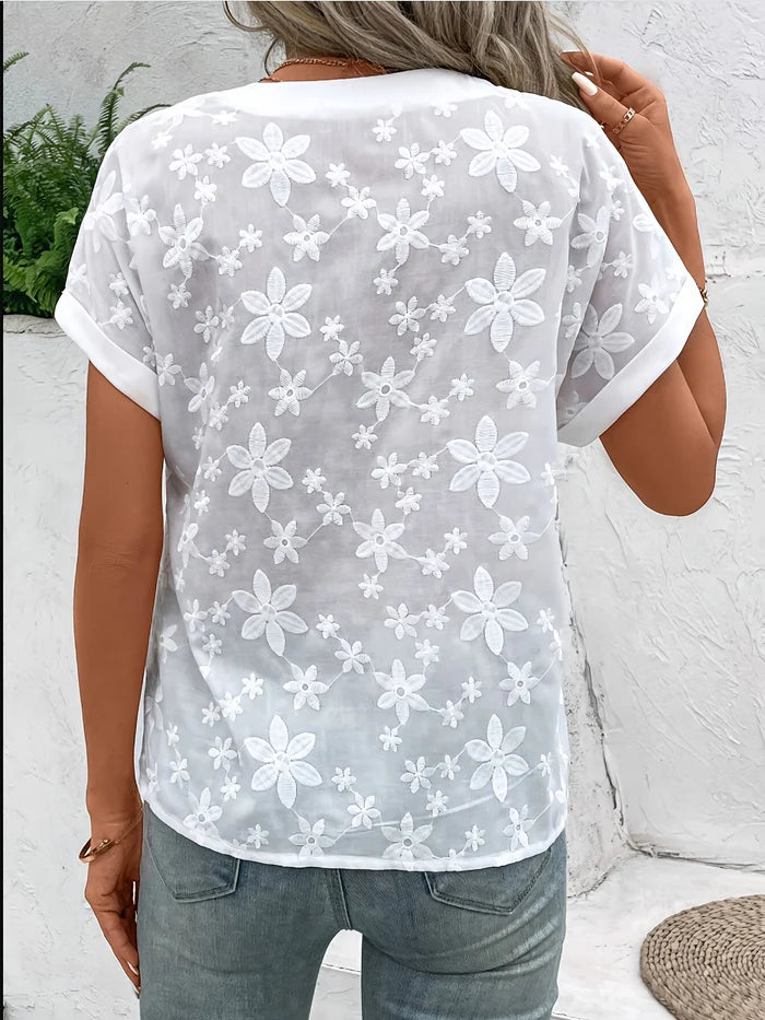 Amara | Blusa Elegante Blanca