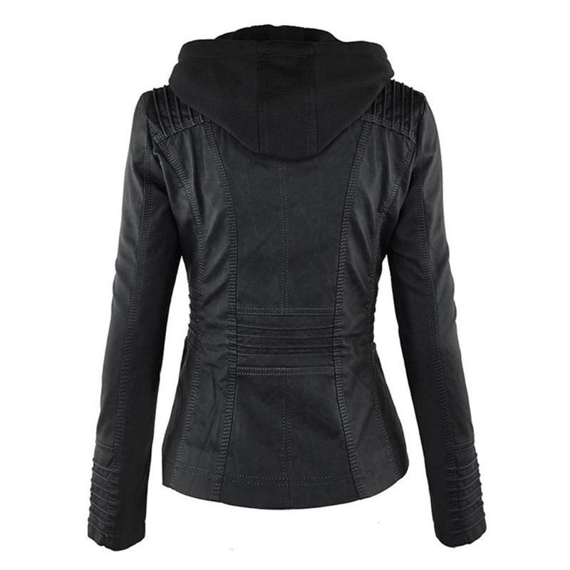 Jimena | Chaqueta de Piel con Capucha