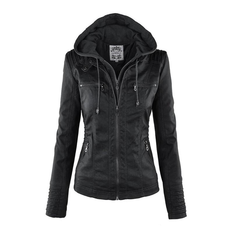 Jimena | Chaqueta de Piel con Capucha