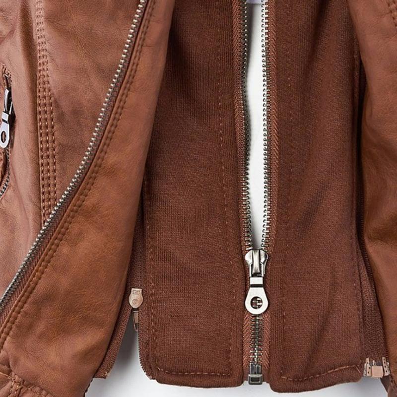 Jimena | Chaqueta de Piel con Capucha