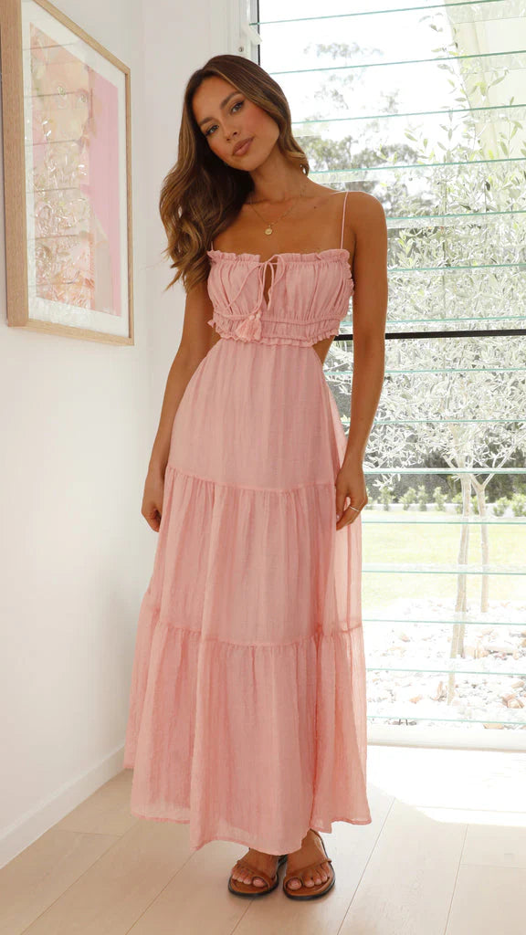 Ada | Vestido Midi De Tirantes