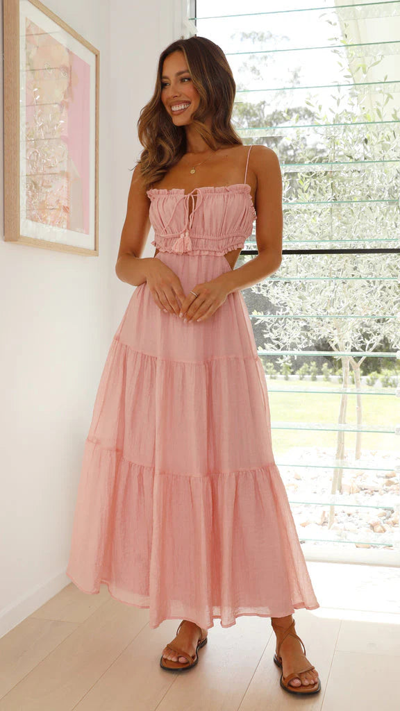 Ada | Vestido Midi De Tirantes