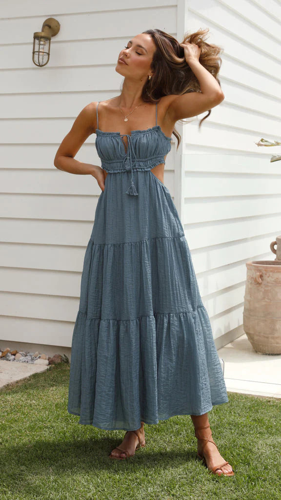 Ada | Vestido Midi De Tirantes