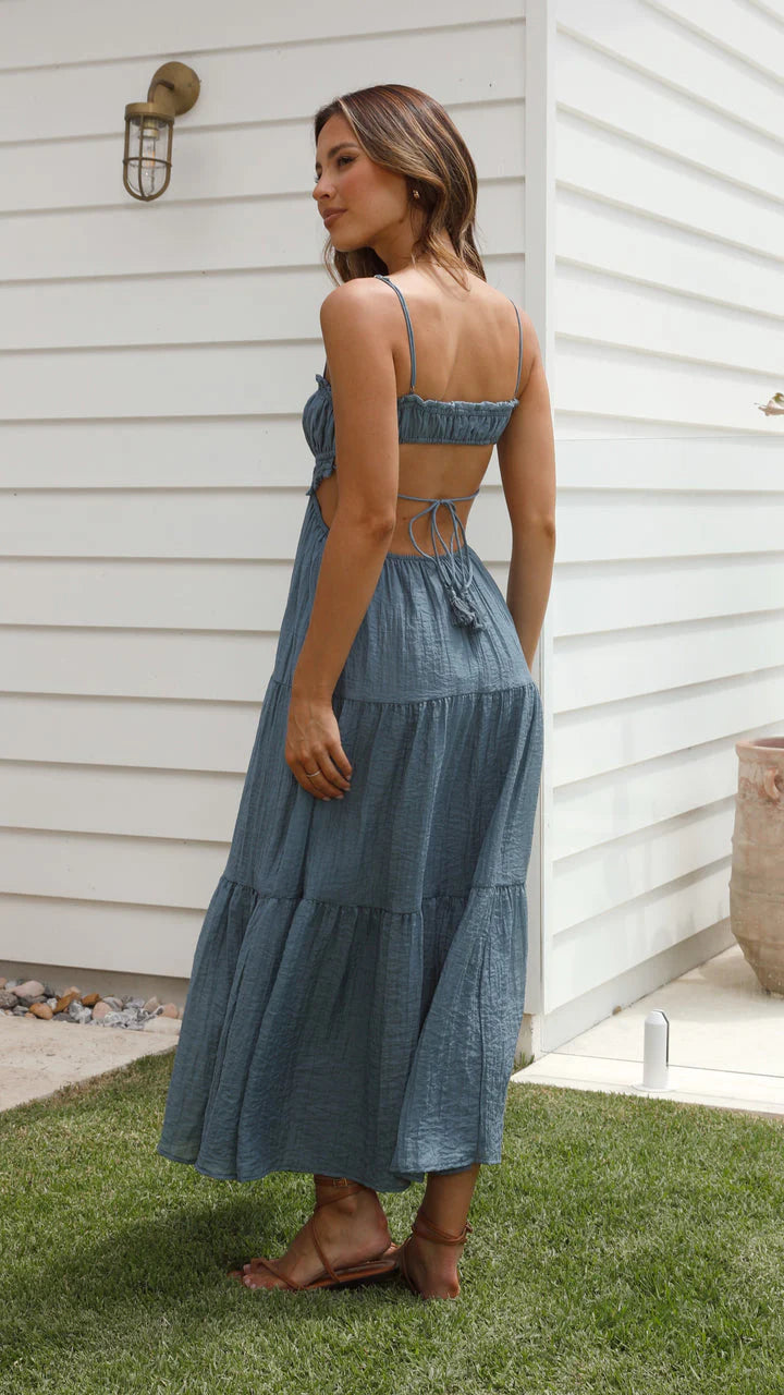 Ada | Vestido Midi De Tirantes