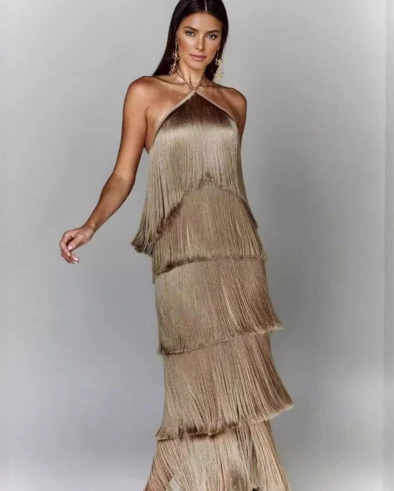 Eva | Vestido Con Borlas