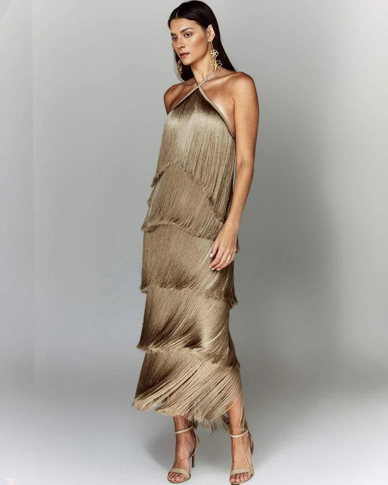 Eva | Vestido Con Borlas